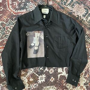 Cropped SOI Studio Black Shirt